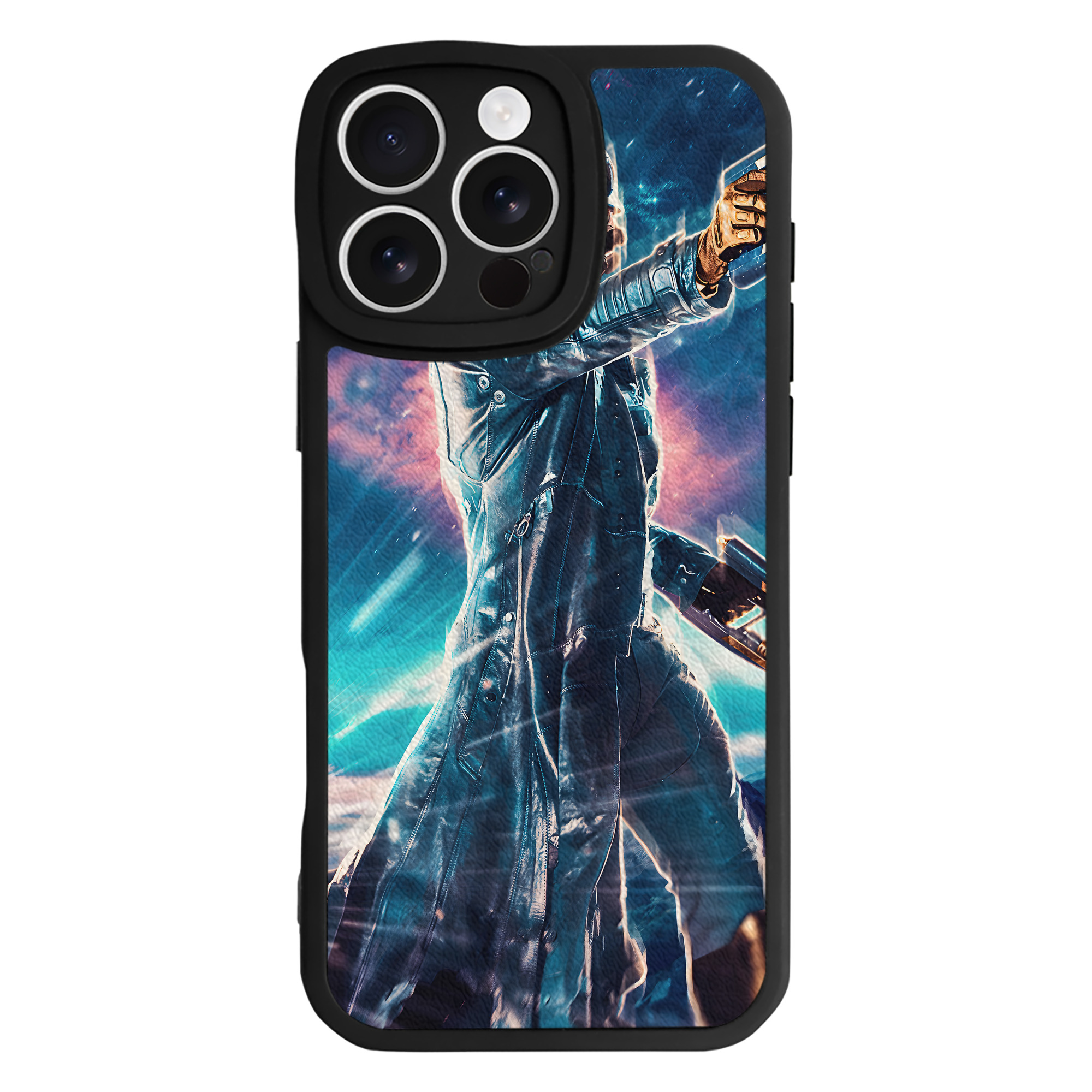 （画像用） アベンジャーズ The Avengers 【iPhone 16シリーズ対応】シリコンスマホケース（レザー調） 材質：シリコン